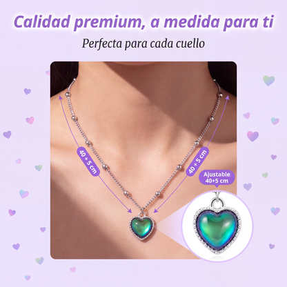 Collar Corazón Cambia Color