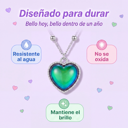 Collar Corazón Cambia Color